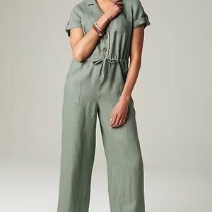 j. jill linen jumpsuit, petite small